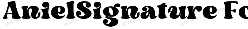 AnielSignature For P字体转换